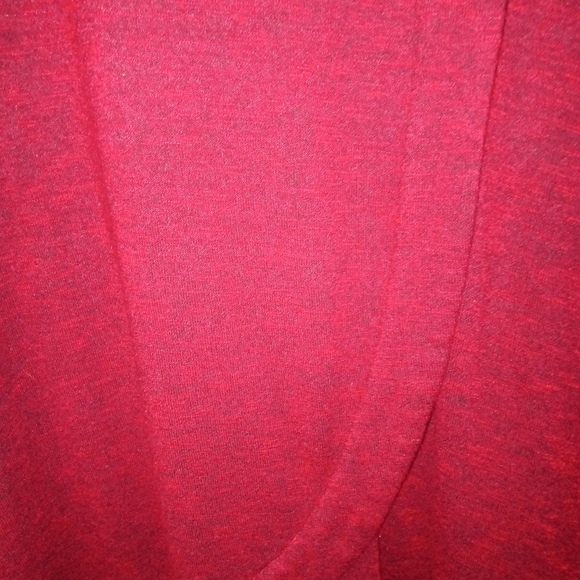 Ali Miles Burgendy Thin Sweater Drape collar/ Tunic Style ♥️ Size Small - Picture 4 of 5